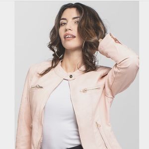 ZUIKI Red, leather Motorcycle Jacket (from Italy!)